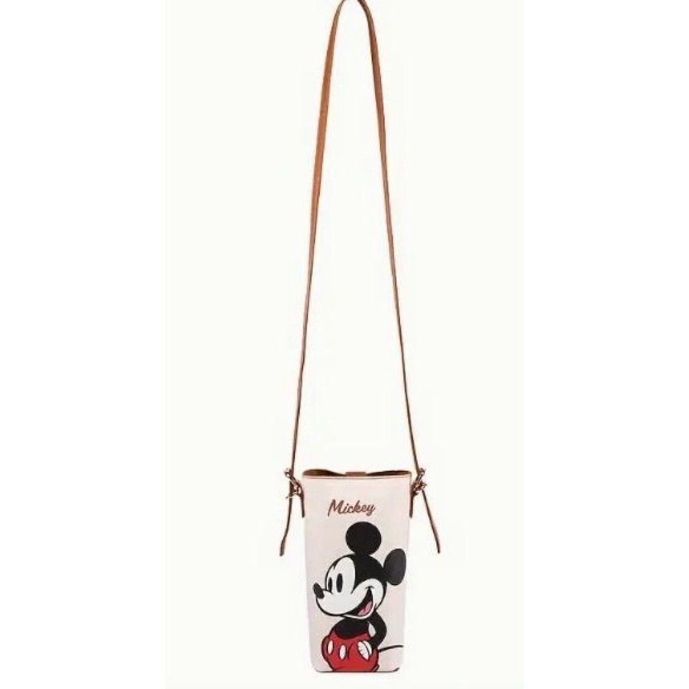 Disney Water Bottle /‎ phone, etc Holder With adjustable Strap NEW Mickey mouse